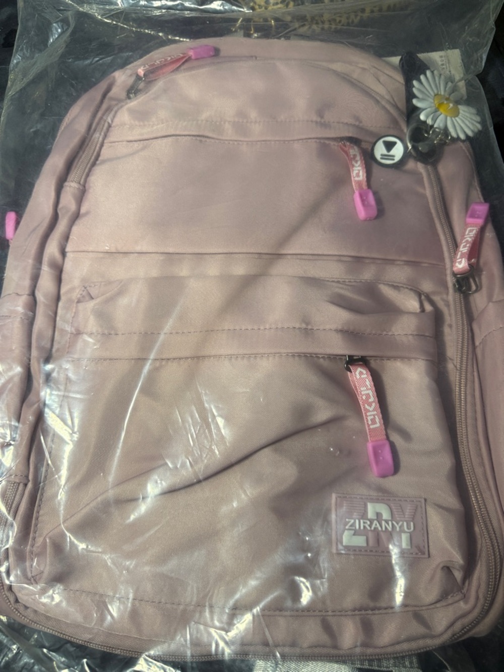 Girls Pink Multi-Pocket Backpack - Never Used